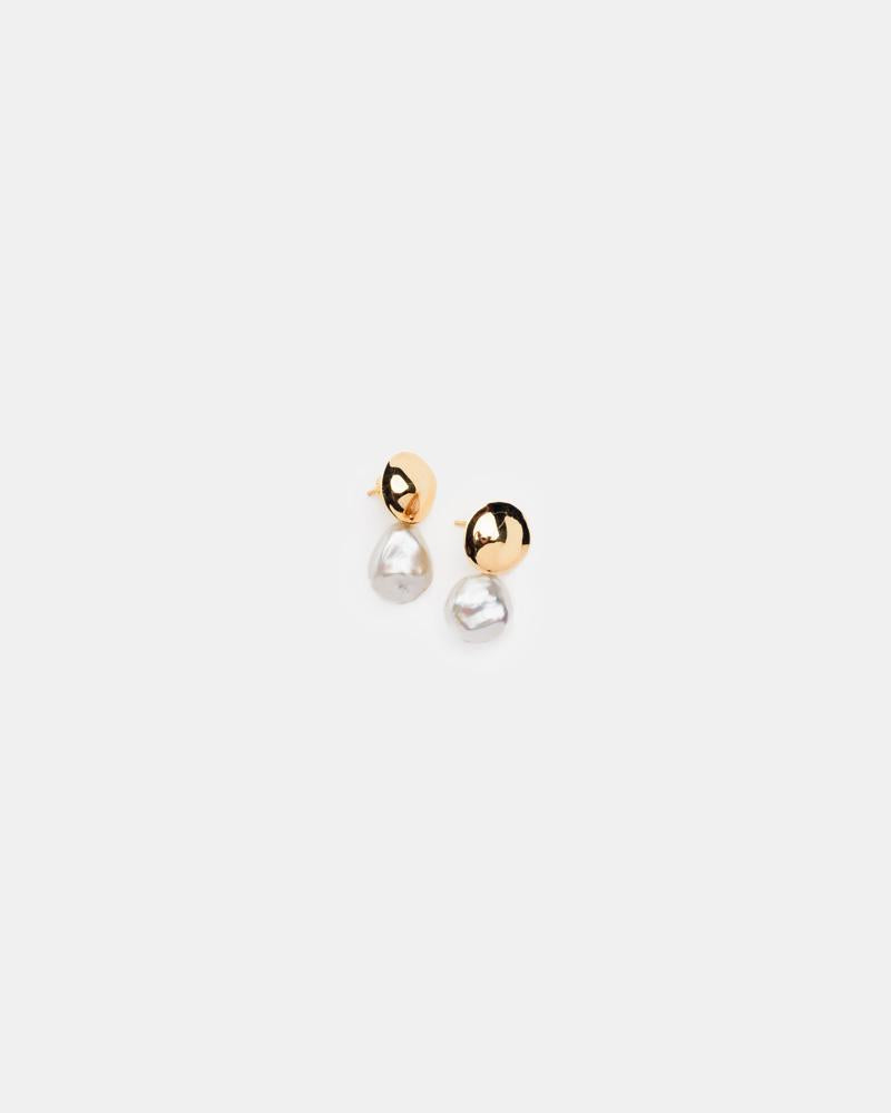 Small Elsa Earrings in Gold Vermeil