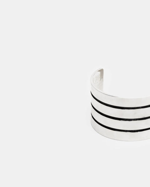Mapplethorpe Four Cuff in Sterling Silver