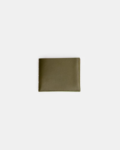 Perforated One Leaf Wallet in Green Tea