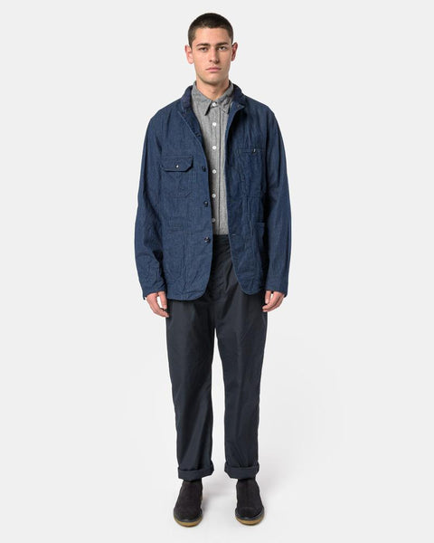 Coverall Jacket in Indigo