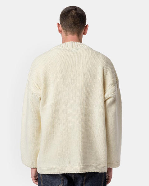 Hanten Knit Sweater in White