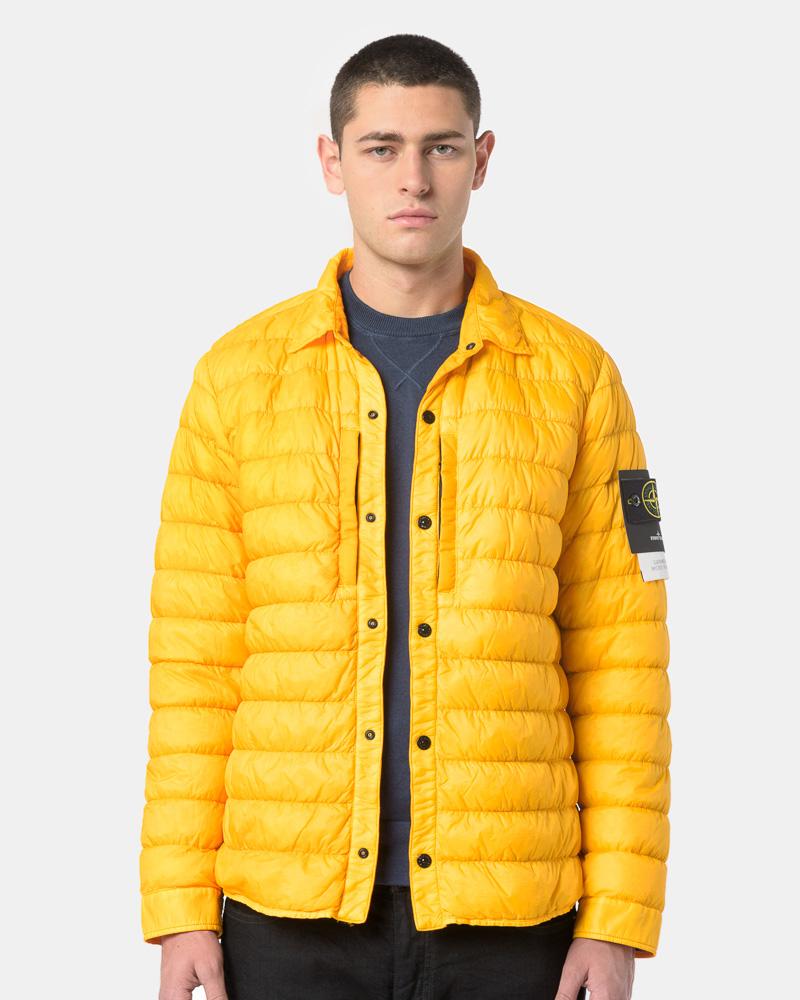 Garment Dyed Micro Yarn Down in Orange – minimal-theme-fashion