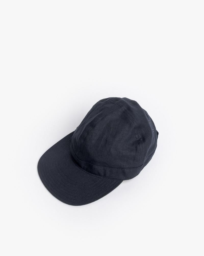 Linen Scout Cap in Navy by SMOCK Man at Mohawk General Store - 1