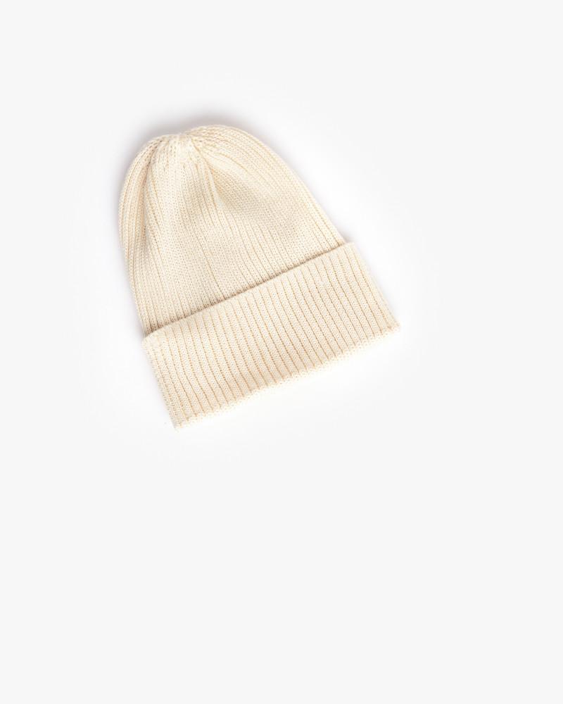Washi Beanie in White by SMOCK Man at Mohawk General Store - 1