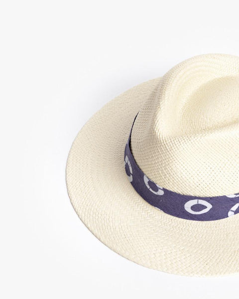 Panama Hat with Indigo Ribbon by Post Imperial at Mohawk General Store - 3