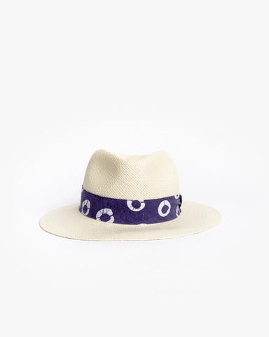 Panama Hat with Indigo Ribbon by Post Imperial at Mohawk General Store - 1