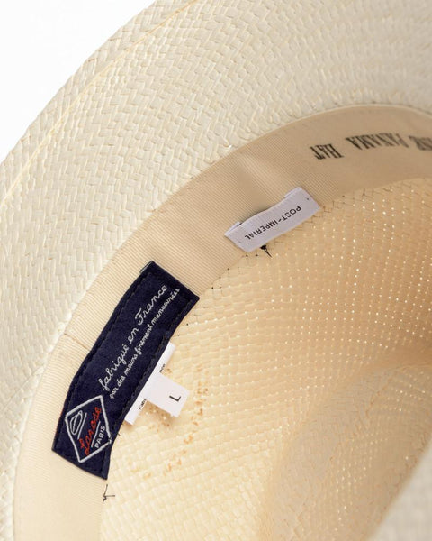 Panama Hat with Indigo Ribbon by Post Imperial at Mohawk General Store - 4