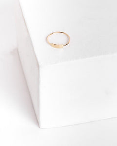 Blade Ring in 14k Yellow Gold by Kristen Elspeth at Mohawk General Store - 1