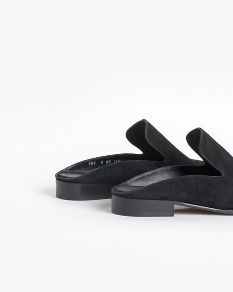 Alicel Slip On in Black Suede by Robert Clergerie at Mohawk General Store - 3