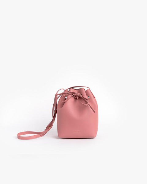 Calf Mini Bucket Bag Calf in Blush/Blush by Mansur Gavriel at Mohawk General Store - 1