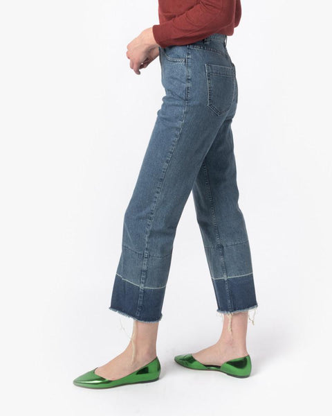 Penn Ballerina Flats in Metal Green by Isabel Marant Étoile at Mohawk General Store - 5