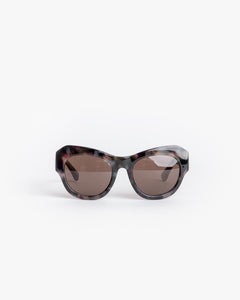 Sunglasses in Pink/T-Shell/Silver/Brown by Dries Van Noten x Linda Farrow at Mohawk General Store - 1