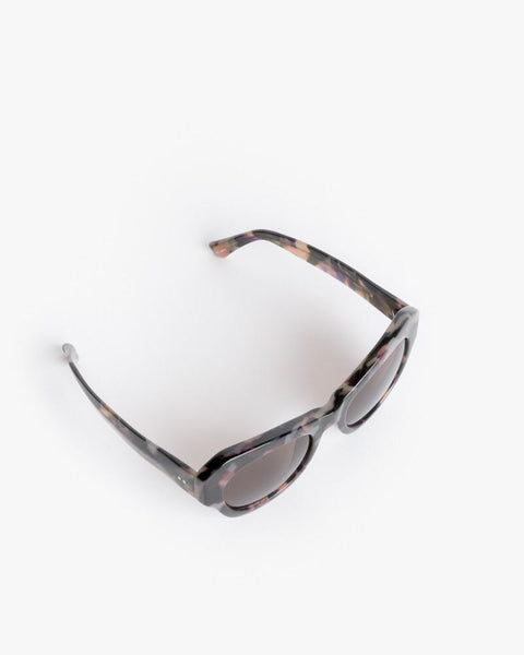 Sunglasses in Pink/T-Shell/Silver/Brown by Dries Van Noten x Linda Farrow at Mohawk General Store - 2