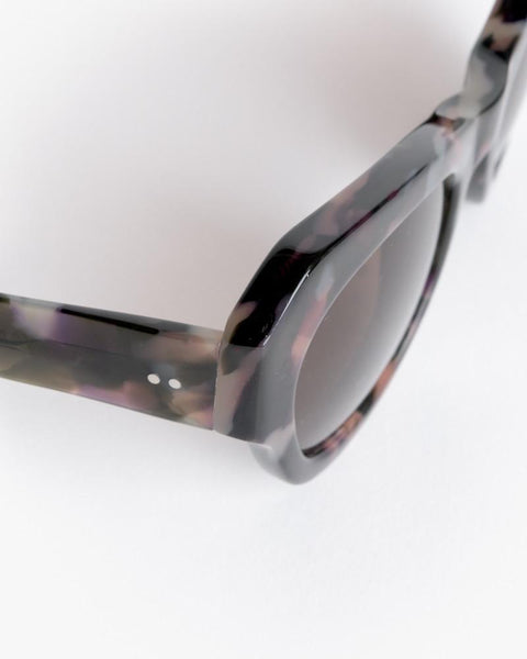 Sunglasses in Pink/T-Shell/Silver/Brown by Dries Van Noten x Linda Farrow at Mohawk General Store - 4