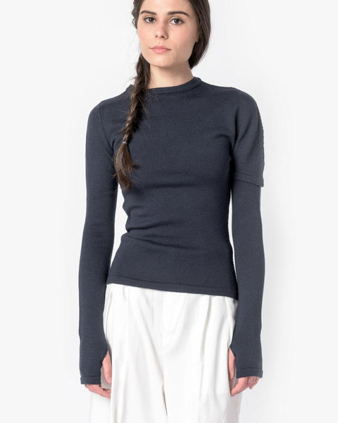 La Maille Pouce in Navy by Jacquemus at Mohawk General Store - 1