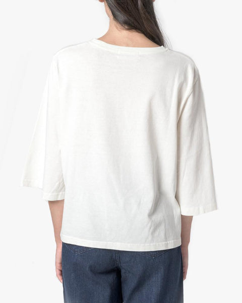 Wide Sleeve Top in Natural by SMOCK Woman at Mohawk General Store - 6