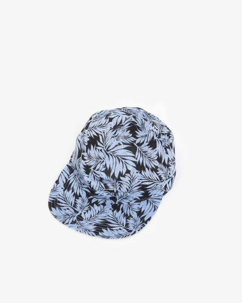 Scout Cap in Linen Floral Blue by SMOCK Man at Mohawk General Store - 4
