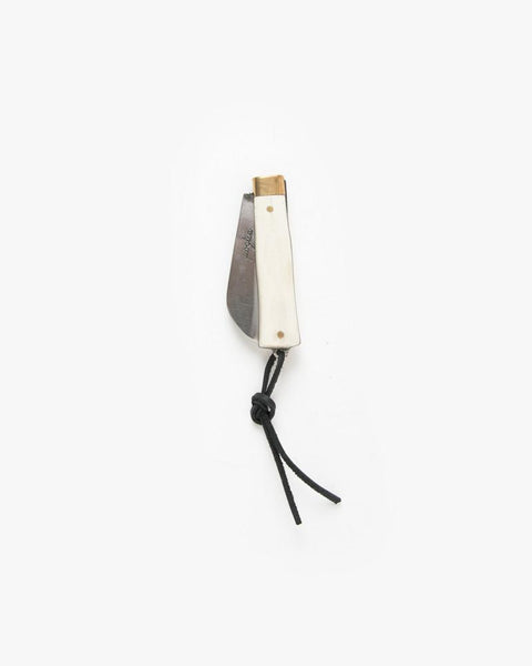 Hand Crafted Pocket Knife in Solid Bone by Poglia&Co at Mohawk General Store - 3