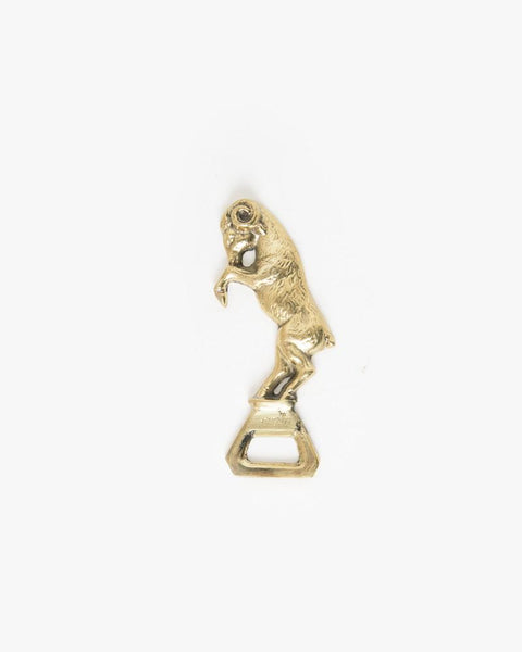 Ram Bottle Opener in Brass by Poglia&Co at Mohawk General Store - 1