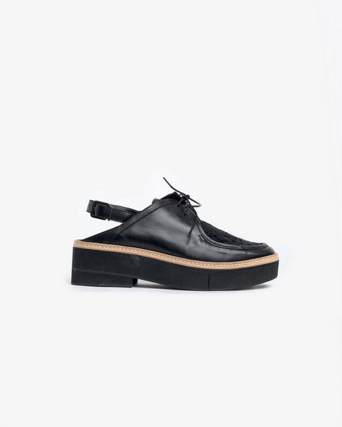 Sarust Heel in Black by Robert Clergerie at Mohawk General Store - 1