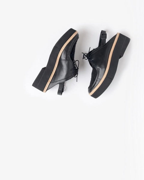 Sarust Heel in Black by Robert Clergerie at Mohawk General Store - 5