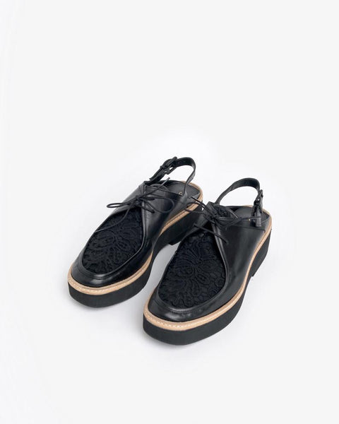Sarust Heel in Black by Robert Clergerie at Mohawk General Store - 3