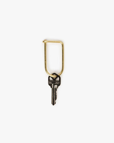 Wilson Key Ring in Brass by Craighill at Mohawk General Store