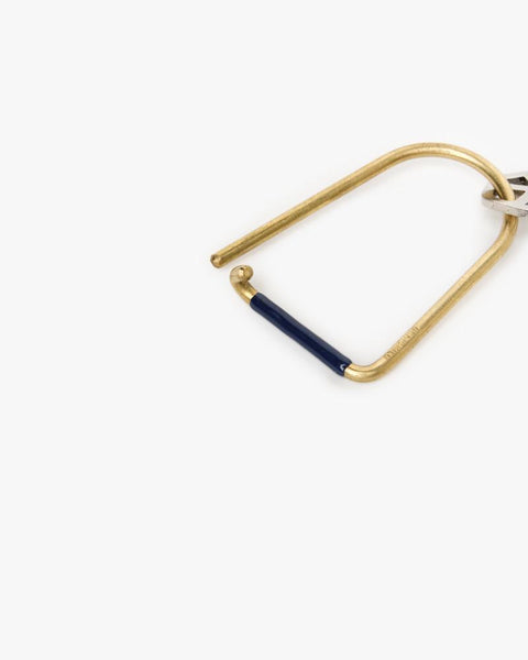 Wilson Key Ring in Blue by Craighill at Mohawk General Store