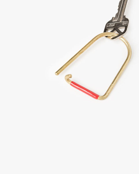 Wilson Key Ring in Red by Craighill at Mohawk General Store
