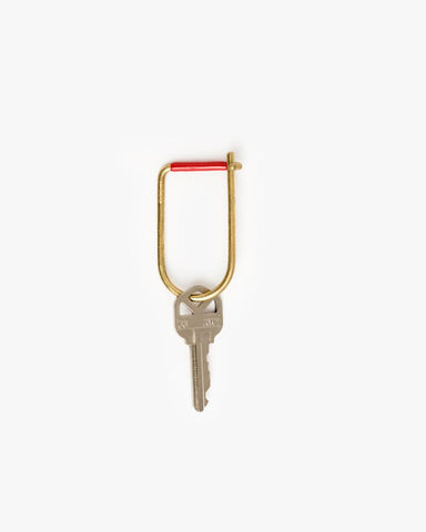 Wilson Key Ring in Red by Craighill at Mohawk General Store