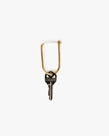 Wilson Key Ring in White by Craighill at Mohawk General Store
