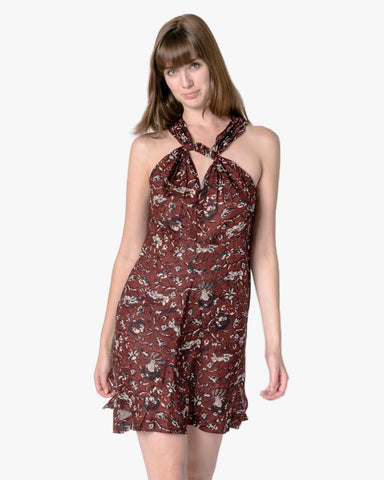 Aba Dress in Burgundy by Isabel Marant Étoile at Mohawk General Store