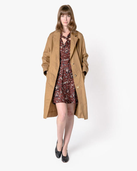 Aba Dress in Burgundy by Isabel Marant Étoile at Mohawk General Store