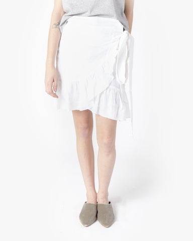 Dempster Skirt in White by Isabel Marant Étoile at Mohawk General Store
